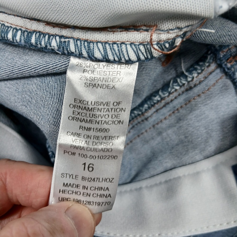 Democracy Light Blue Cropped Flare Jeans - Picture 4 of 6